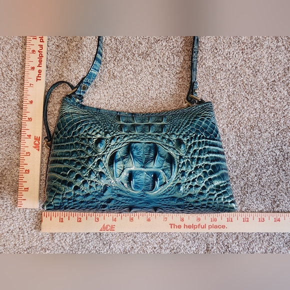 Brahmin Clutch Turquoise Clutch Shoulder Bag - Picture 3 of 16